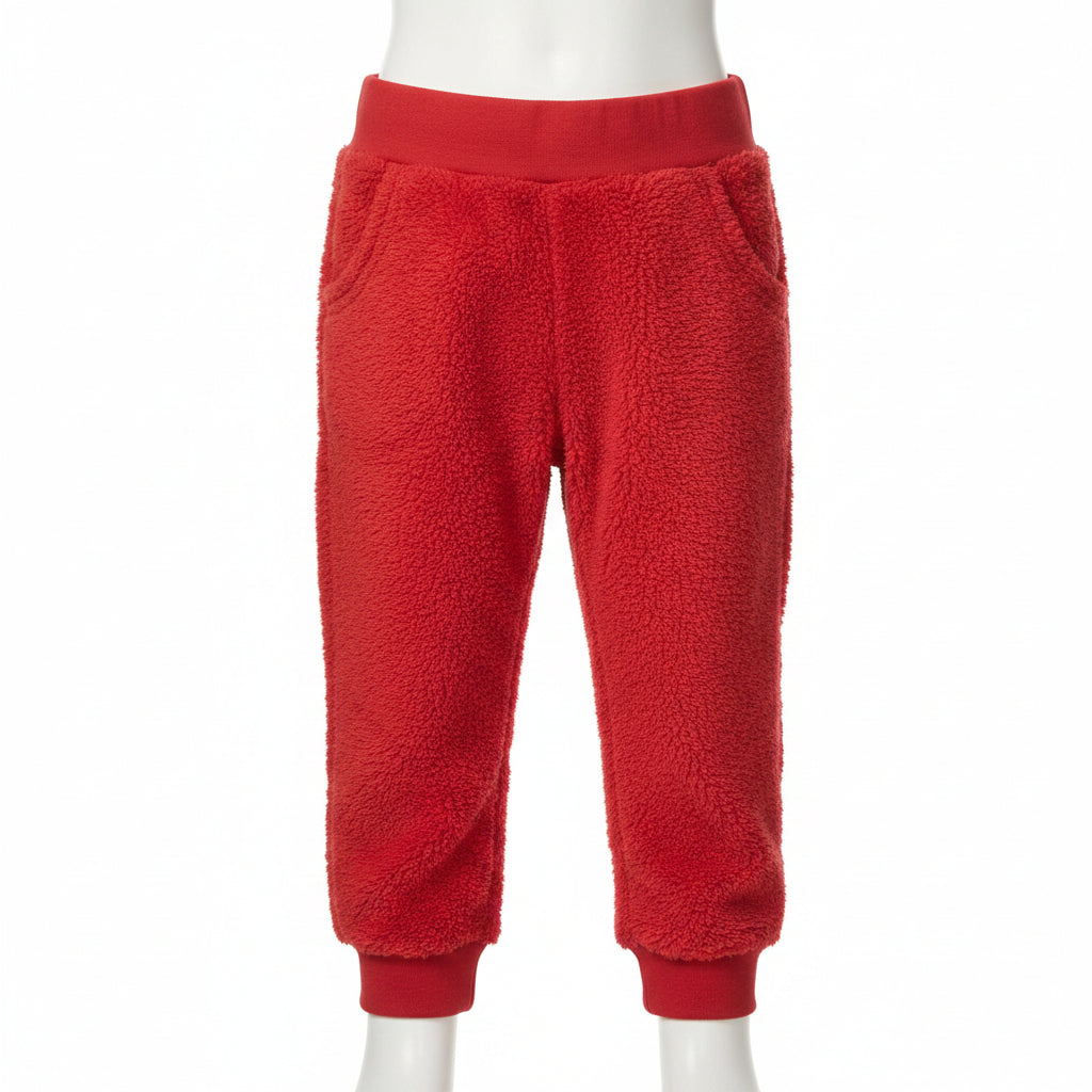 Toddler Boys Furry Jogger Red Garanimals