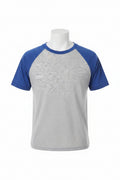 Big Boys Raglan Tee Blue/ Grey M8