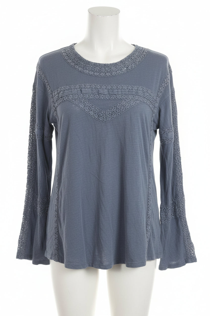 Ladies Long Sleeve Free People Blue Jean Pacific Coast
