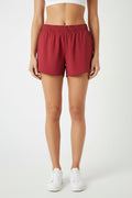 Ladies Red 2X AVIA Running Shorts
