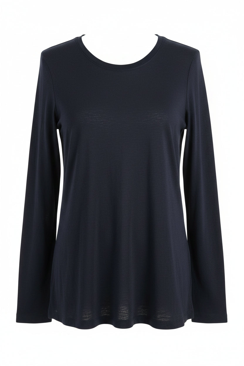 Ladies Black Long Sleeve  Shirt