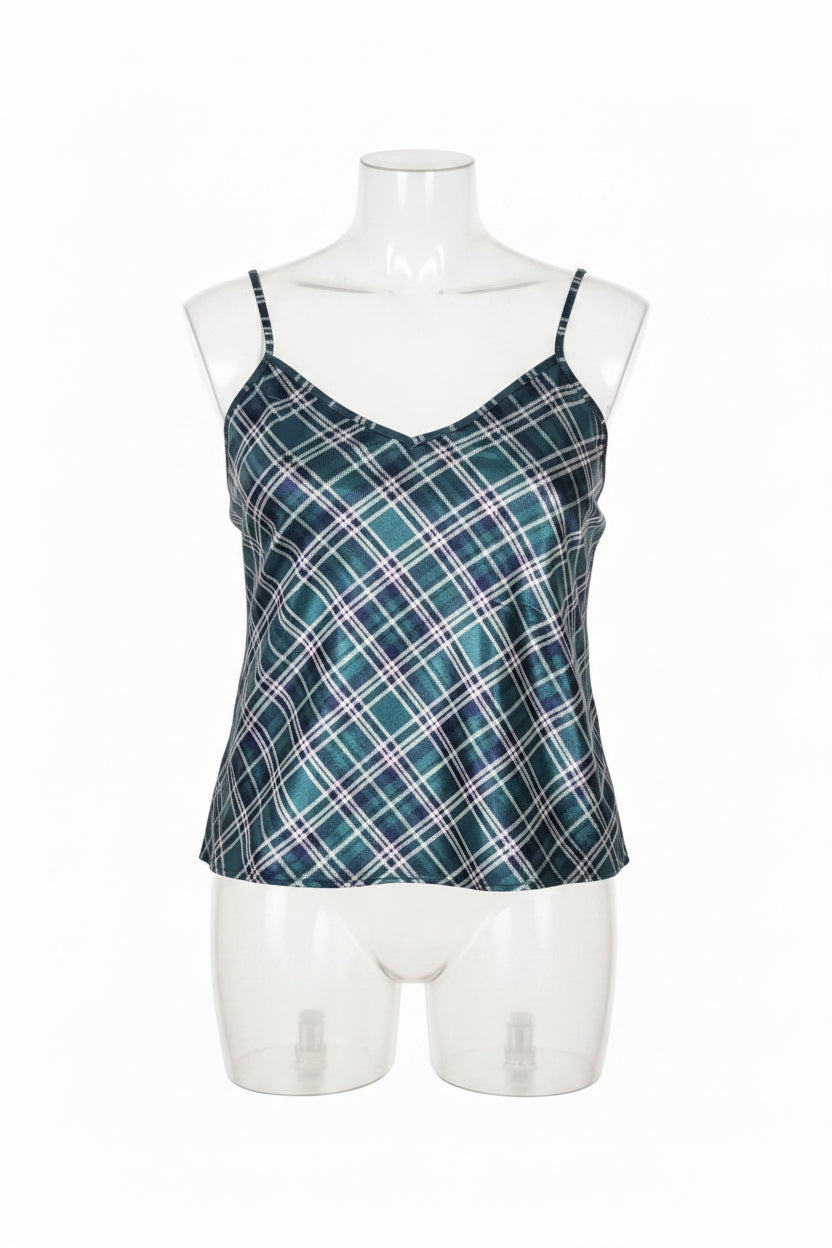 Big Girls Blue Sleeveless Shirt