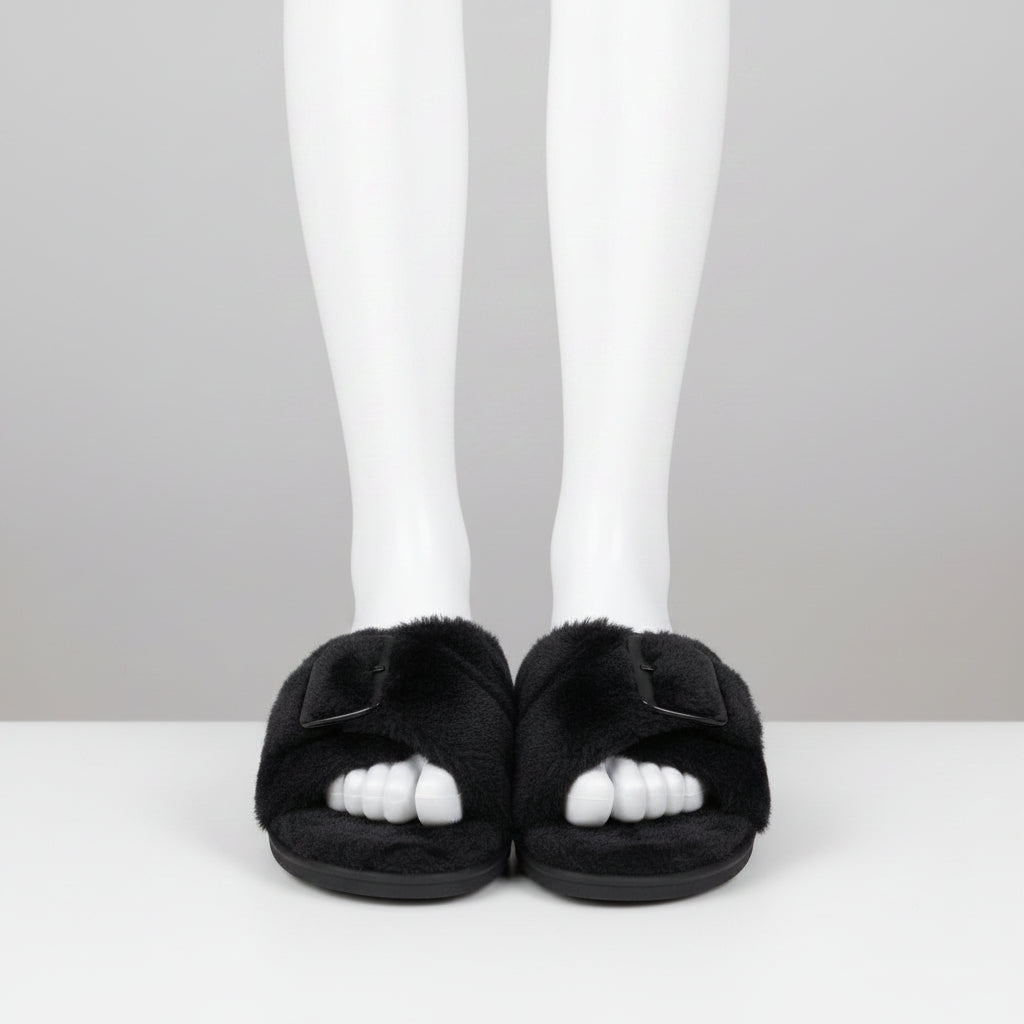 Ladies House Shoes (Black)