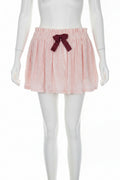 Blush Velvet Girls Skirt
