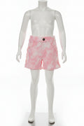 Toddler Girls Pink An White Shorts