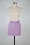 Toddler Girls Purple Jean Shorts