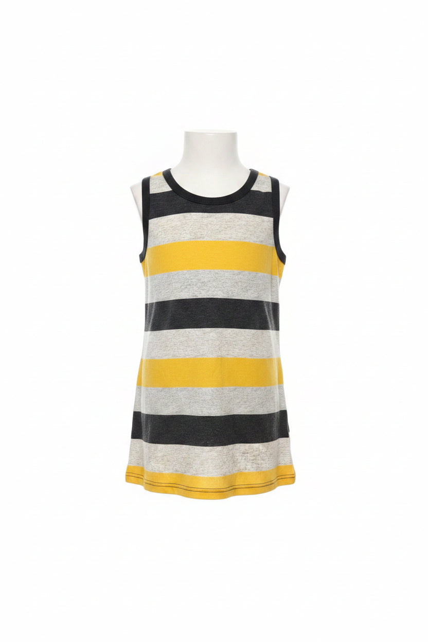 Toddler Boys Blue White An Yellow Tank Top