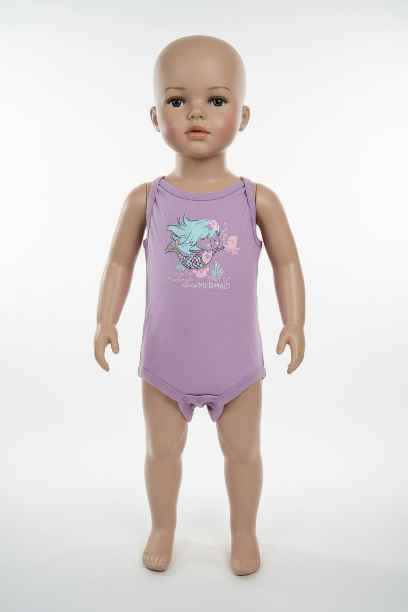 Toddler Girls Purple Onesie