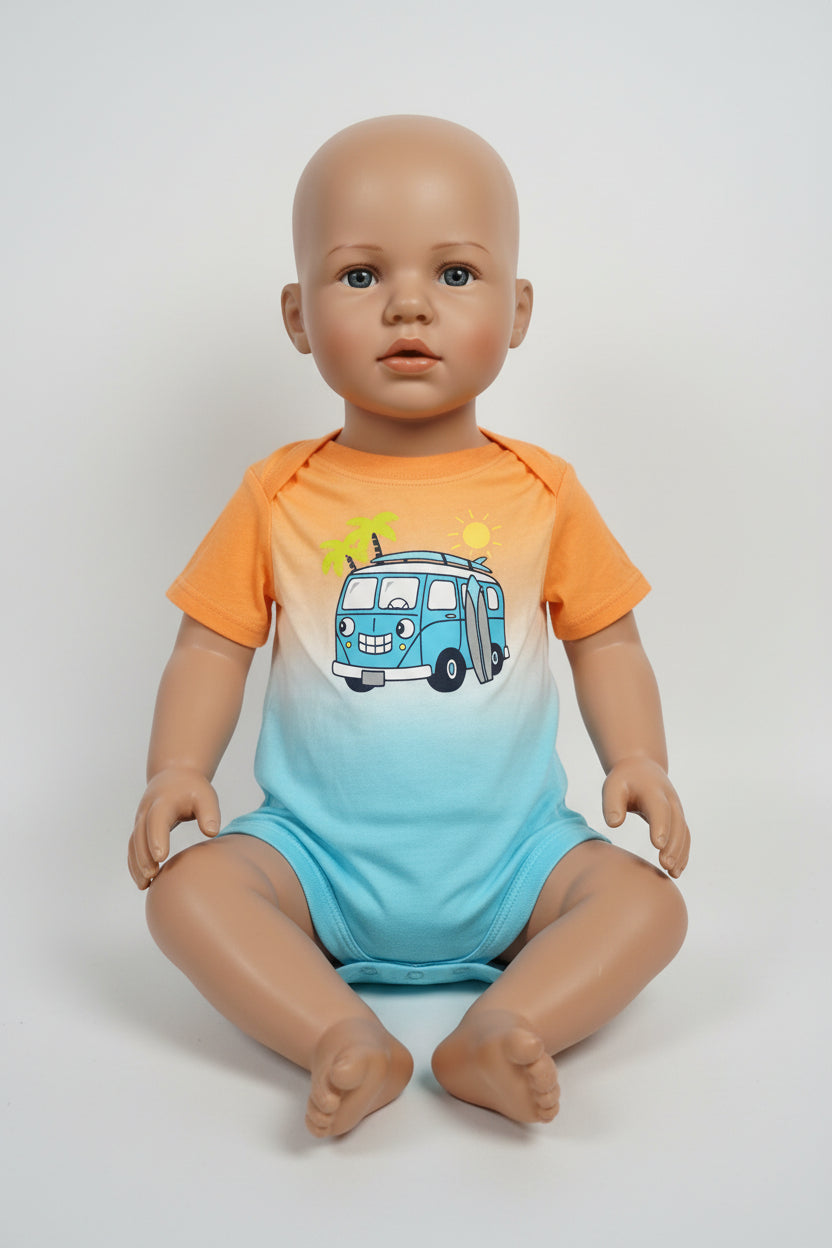 Sunset Surf Cruiser Onesie Toddler Boys