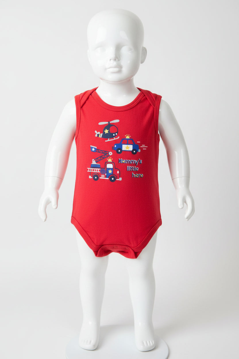 Mommy’s Little Hero Tank Onesie