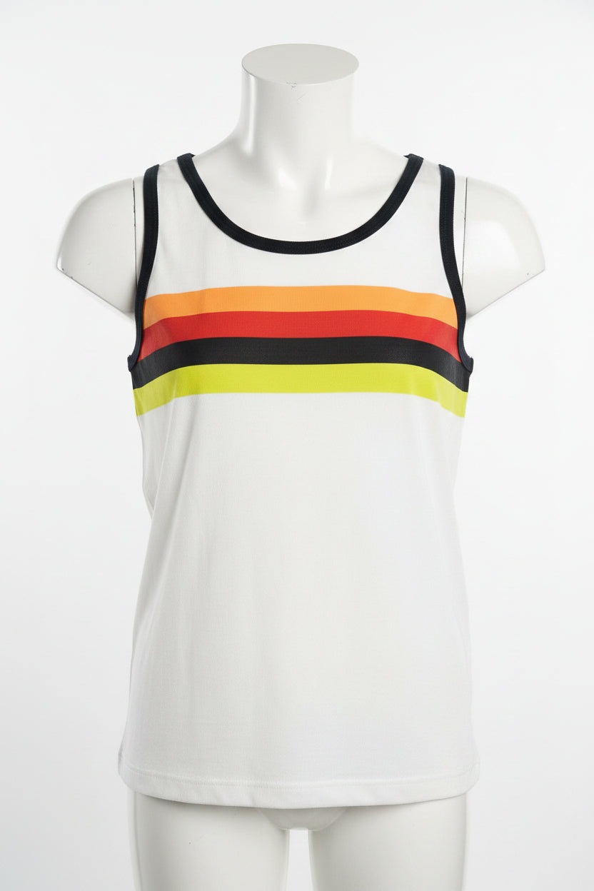 Toddler Boys White Tank Top