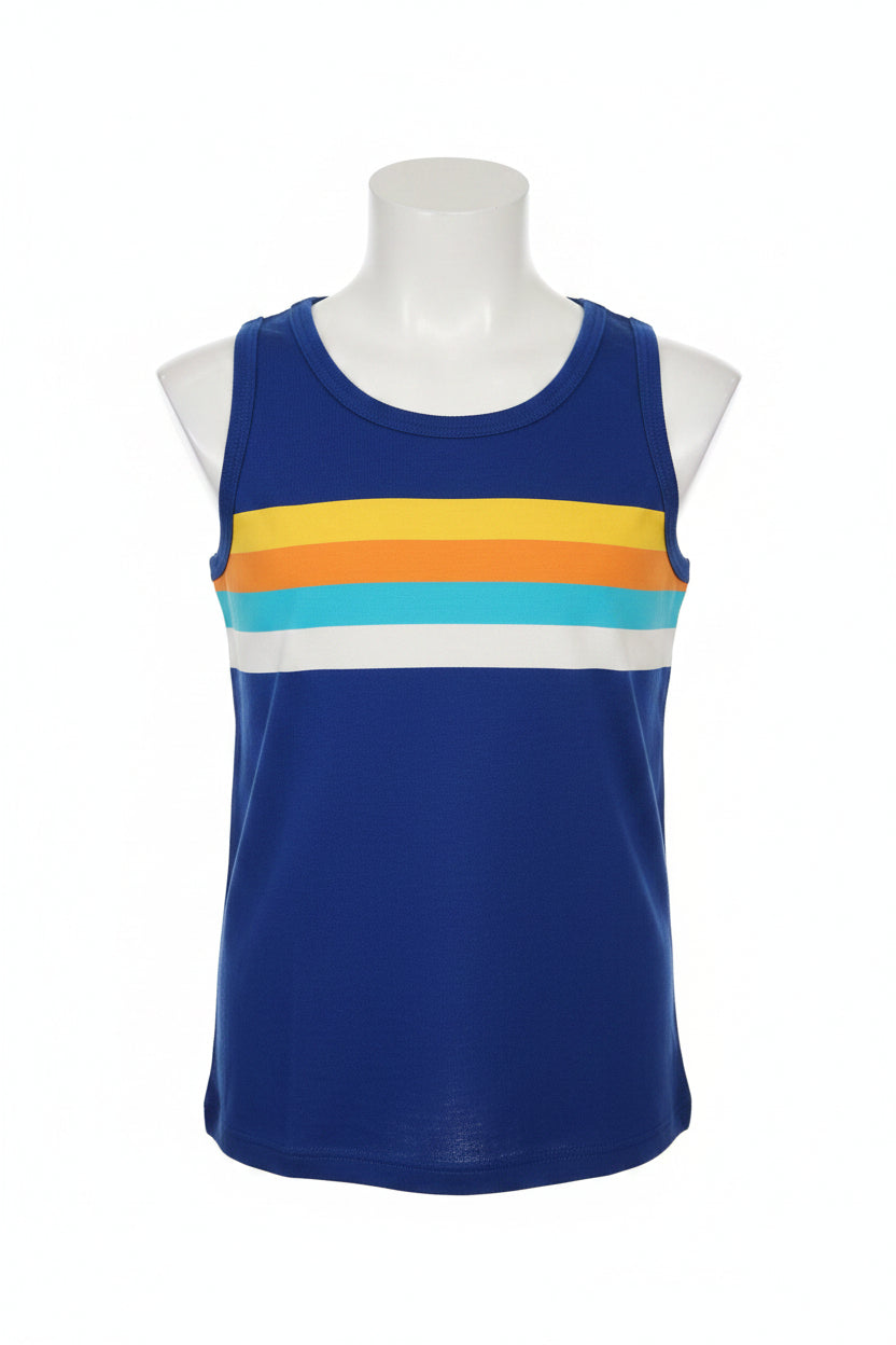 Toddler Boys Blue Tank Top