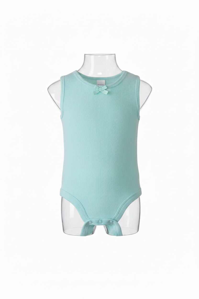 Mint Breeze Sleeveless Baby Onesie girls