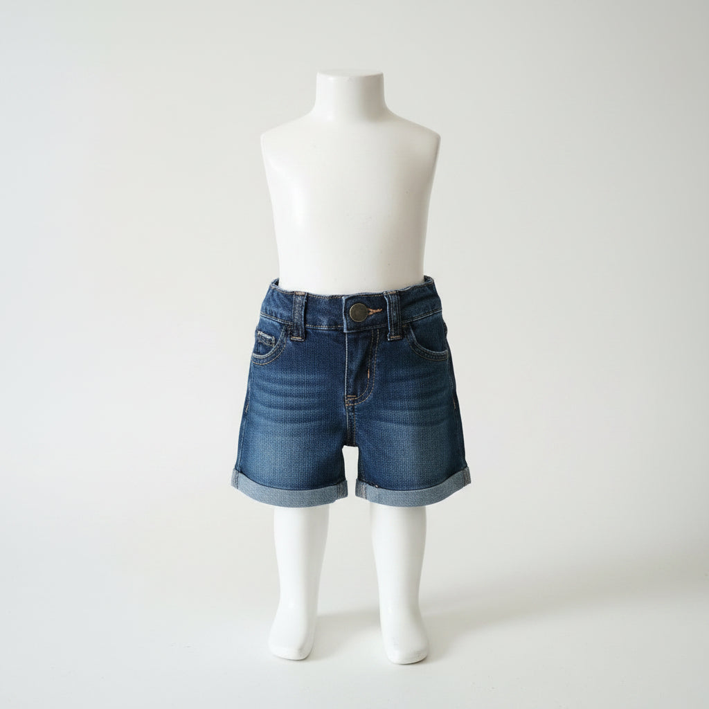 Toddler Boys Blue Jean Shorts