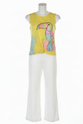 Tropical Toucan Tie-Front Tank Top for Girls