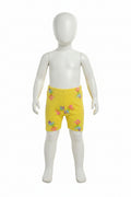 Toddler Girls Yellow Unicorn Shorts