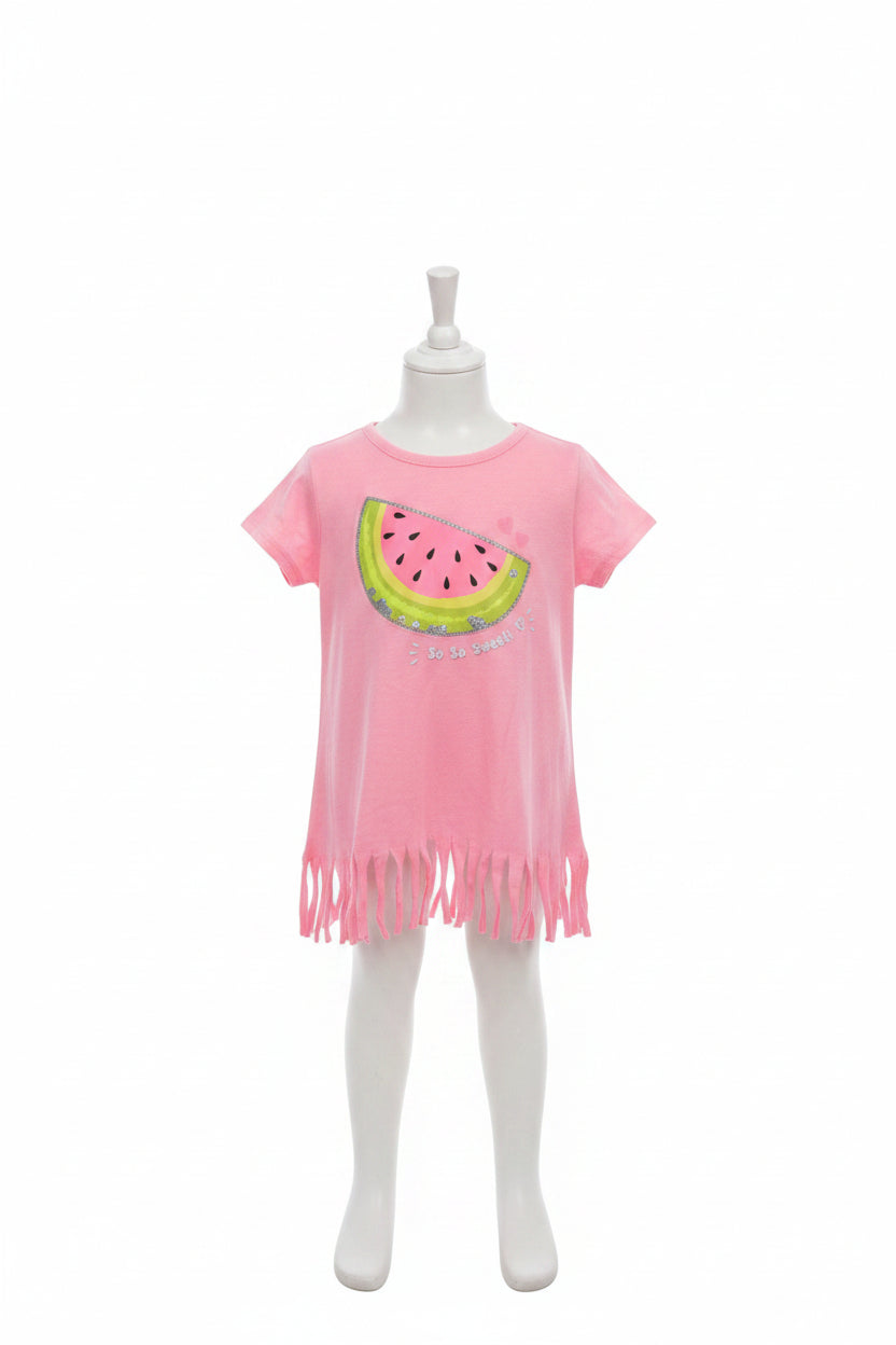 Toddler Girls Pink Watermelon Shirt
