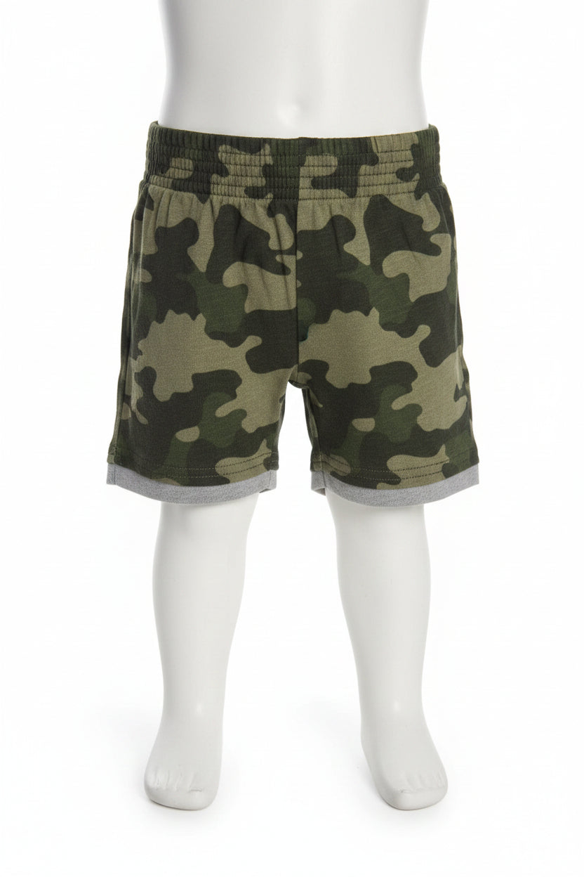 Little Explorer Camo Shorts