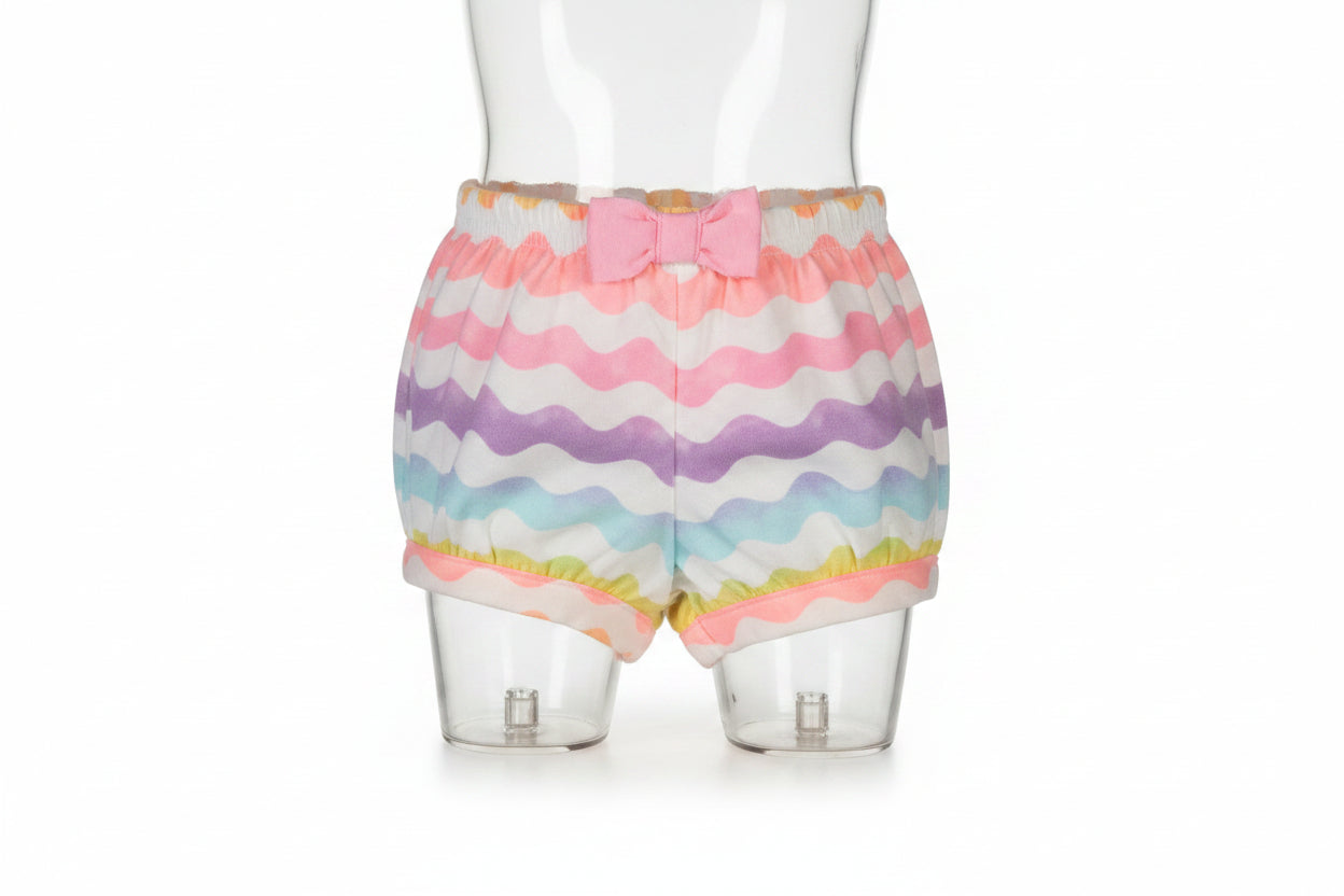 Toddler Girls Pink Bow Shorts