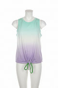 Ladies Green White An Purple Shirt