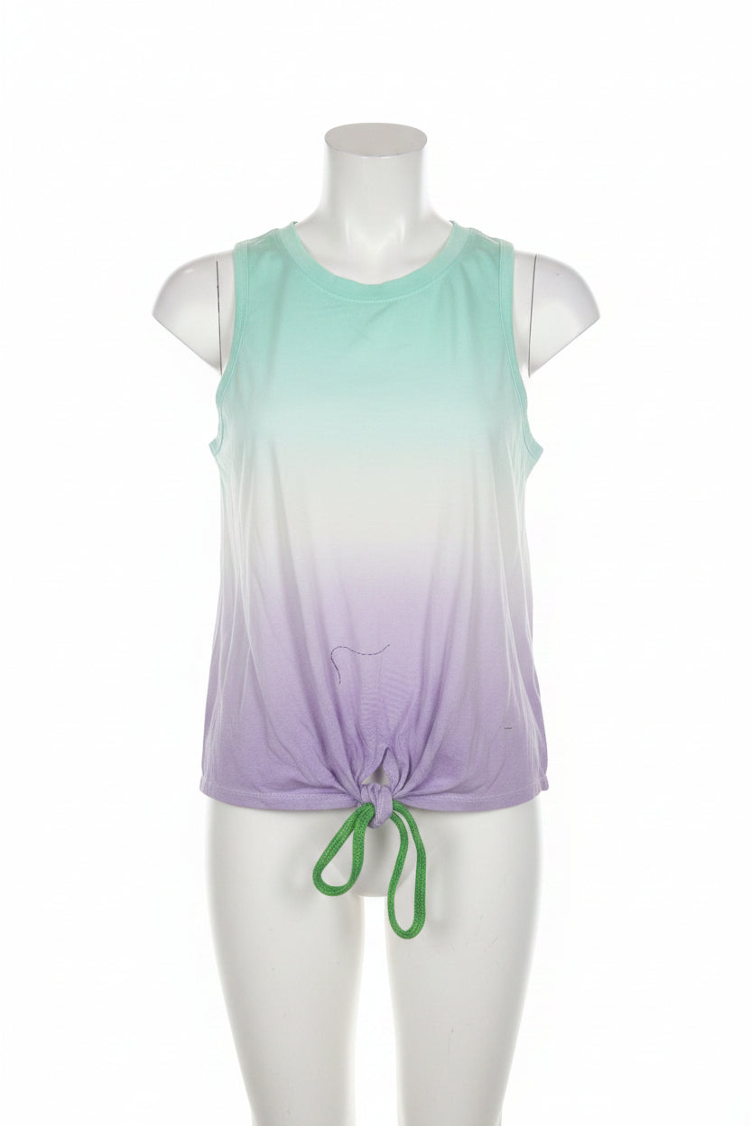 Ladies Green White An Purple Shirt