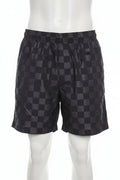 Big Boys Grey Checker Shorts