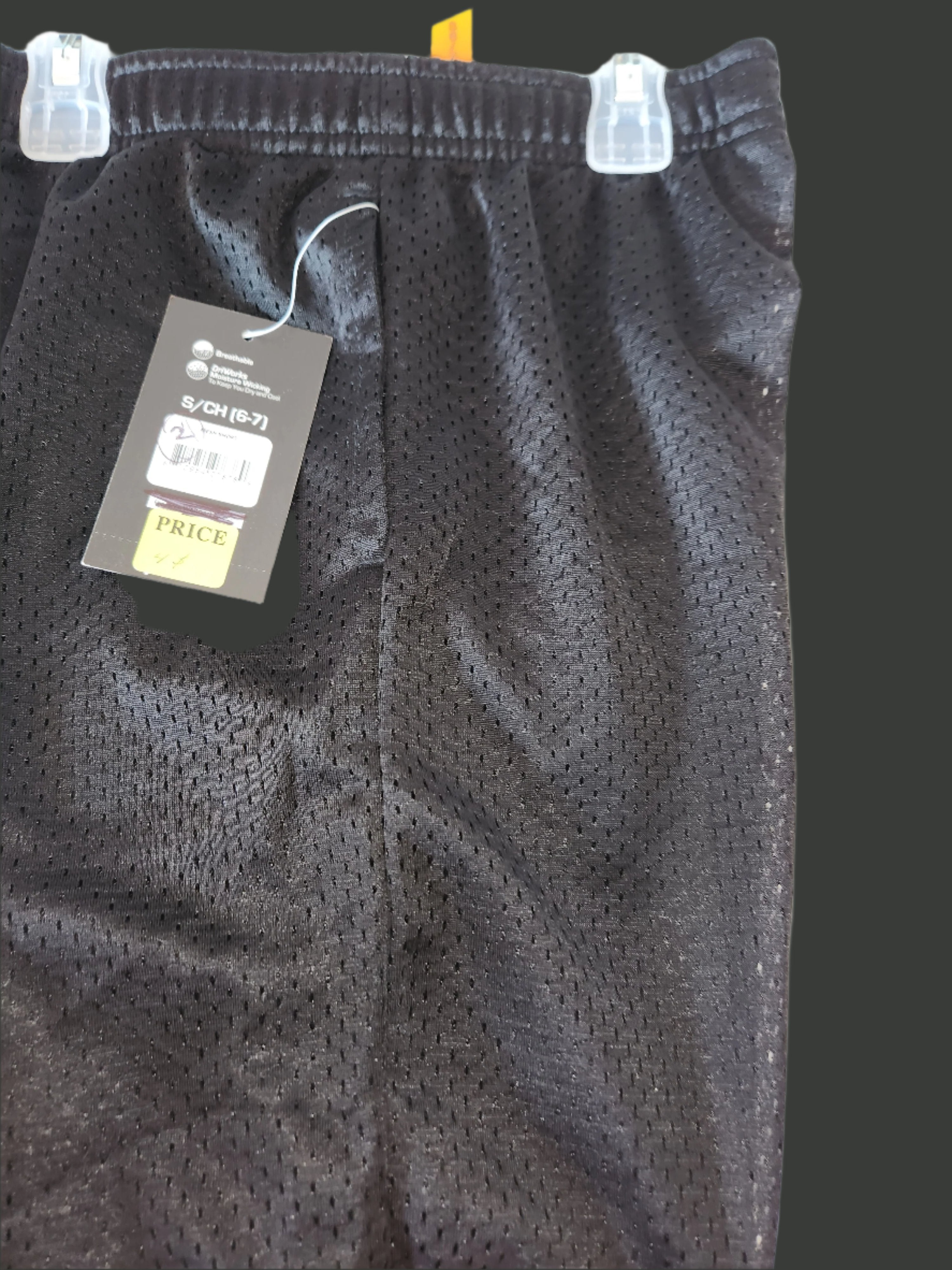 Big Boys Black Shorts