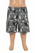Toddler Boys Grey An Black Dinosaur Shorts