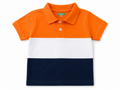 Boys Color Block Polo Shirt