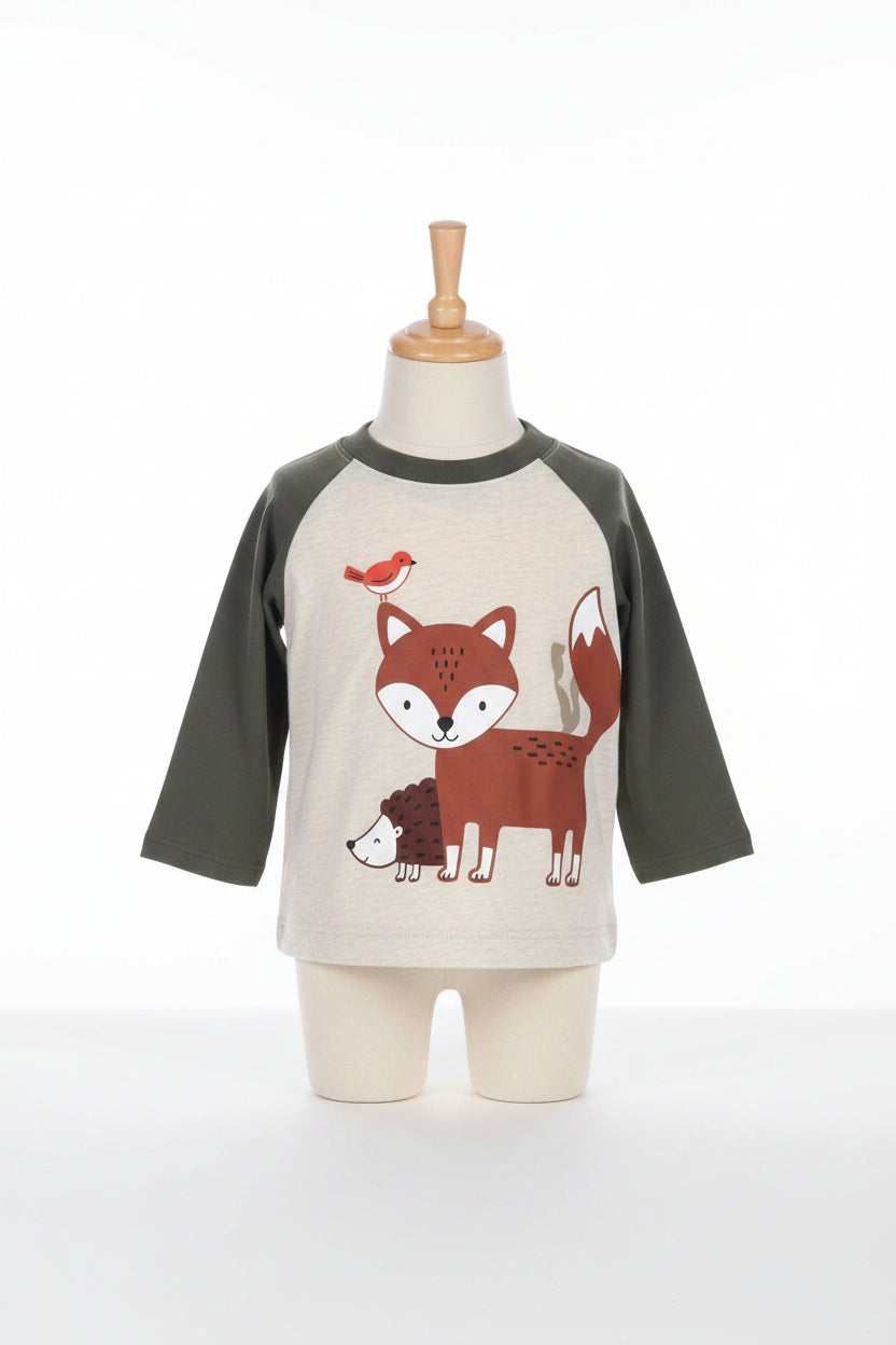 Toddler Boys Garanimals Fox Long Sleeve Tee