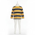 Toddler Boys Yellow & Blk Long Sleeve Tee