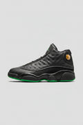 Big Kids Jordan 13  Retro Black An Green