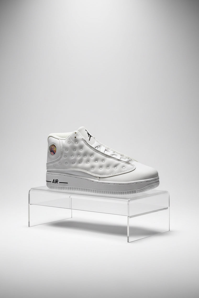 Big Kids Jordan 13 Retro All White
