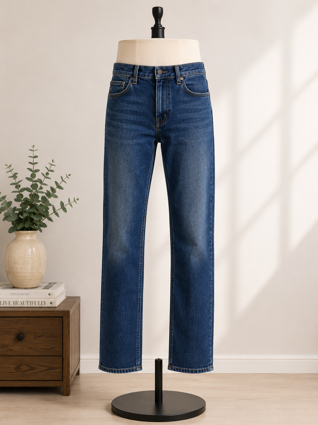 Levi's Men's Dark Wash Straight Leg Jeans