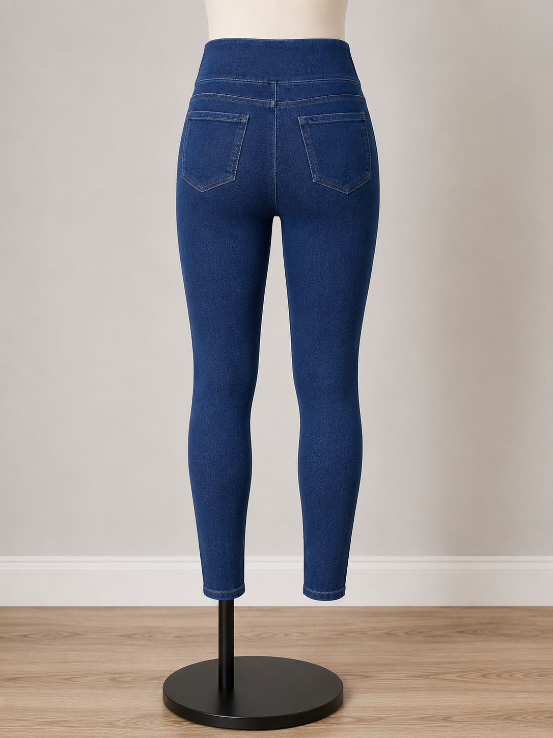 A New Day Women's High-Rise Stretch Knit Jeggings – Dark Indigo Blue – Medium
