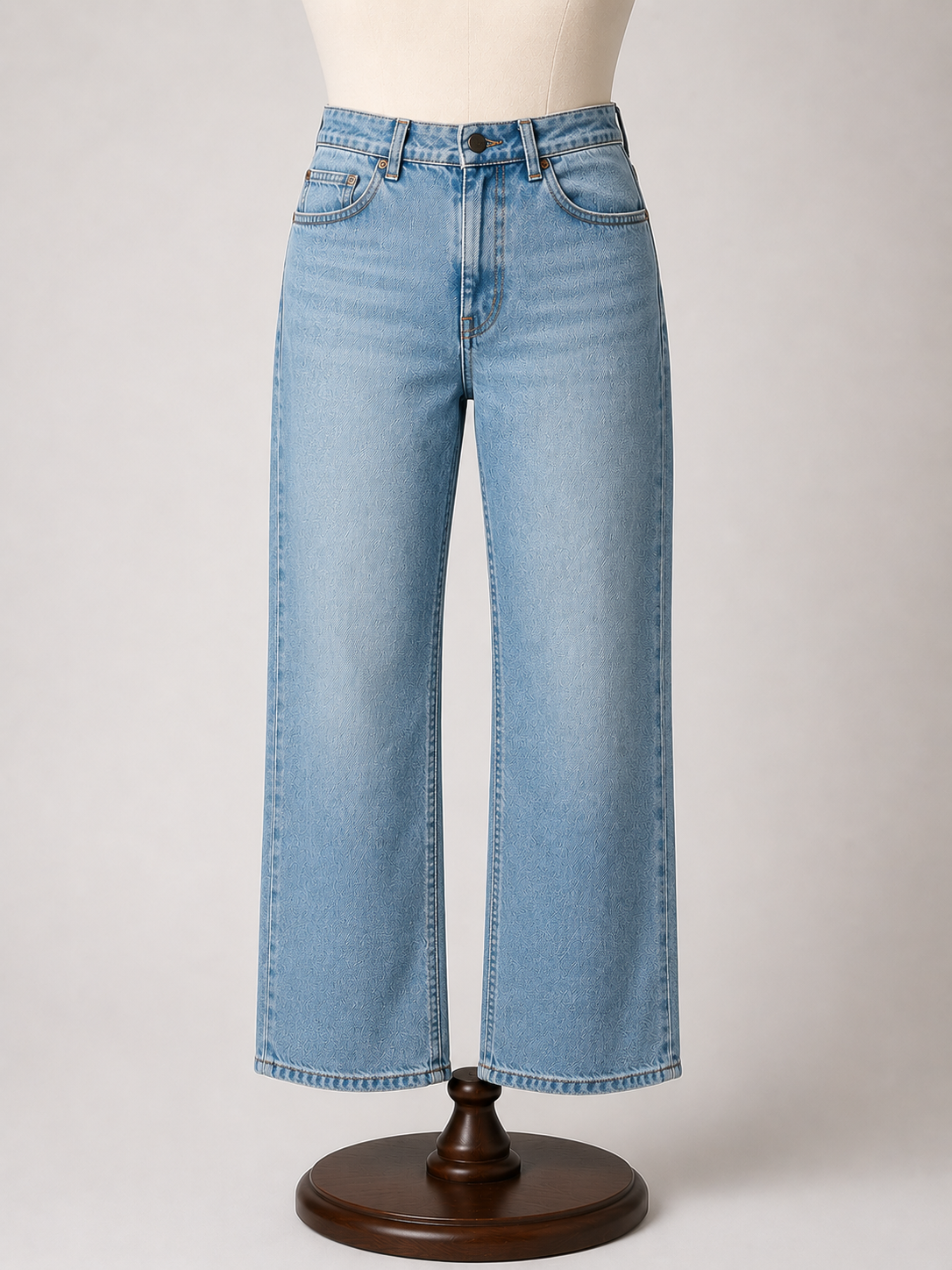 Original Use™ Men's Light Wash Baggy Denim Jeans