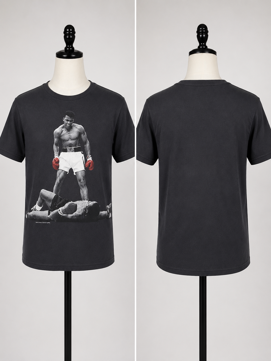 Muhammad Ali "The Greatest" Knockout Graphic T-Shirt – Black Unisex Boxing Tribute Tee