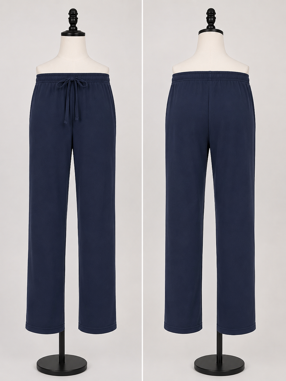 Goodfellow & Co. Men's Soft Knit Lounge Pants – Navy Drawstring Sleep & Relaxed Fit Pajama Bottoms