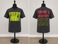 Men's "You're a Mean One Mister Grinch" Graphic T-Shirt – Charcoal Gray