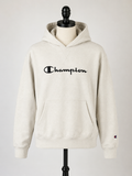 Champion Classic Script Logo Hoodie – Gray