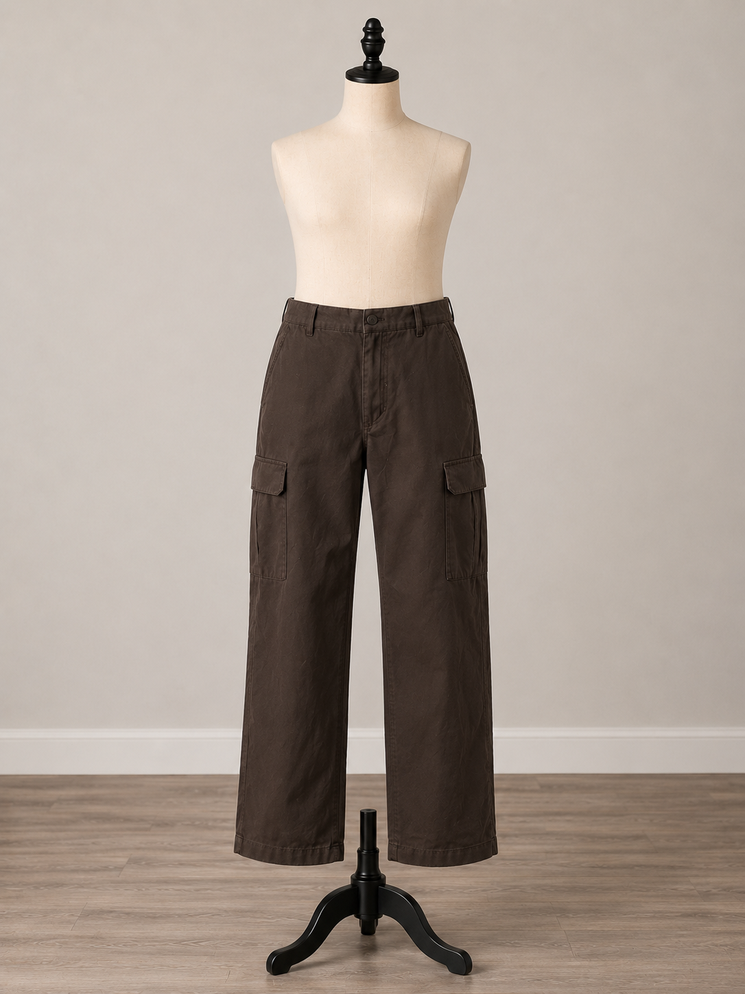 Men's Brown Utility Cargo Pants