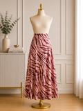 Blush Wild Satin Maxi Skirt
