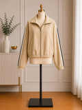 Champion Women's Full-Zip Track Jacket – Beige