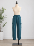 Champion Women's Teal Cargo Jogger Sweatpants