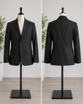 Men's Classic Black Two-Button Suit Jacket