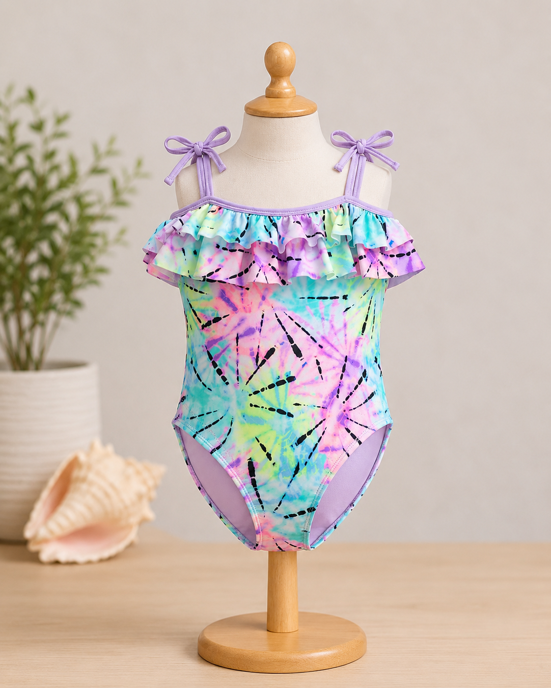 Cotton Candy Splash One-Piece