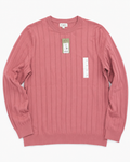 Goodfellow & Co. Ribbed Crewneck Sweater – Dusty Rose Pink | Lightweight Knit Pullover