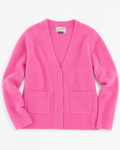 Universal Thread Fuzzy Knit Cardigan – Hot Pink | Soft Button Front Sweater