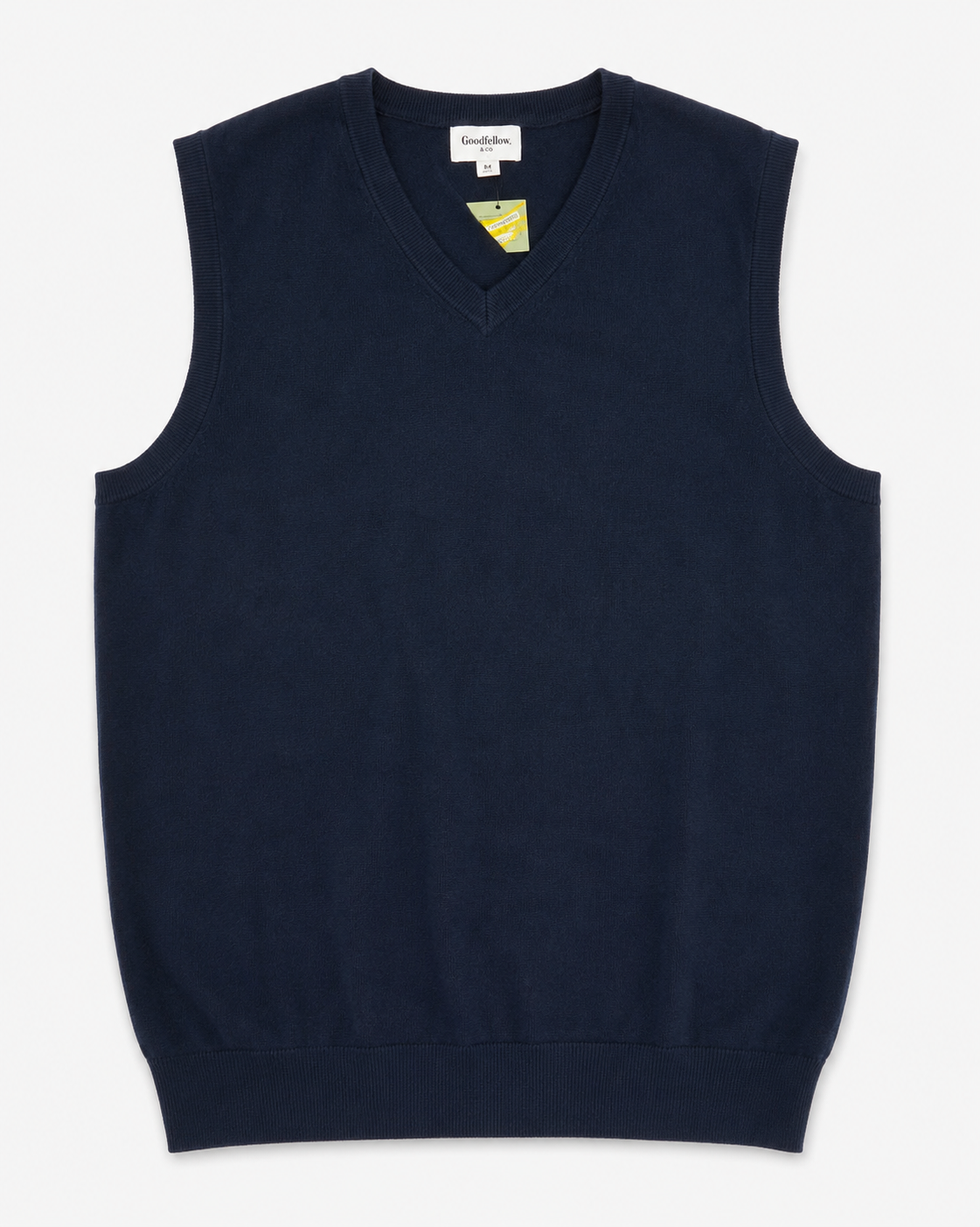 Goodfellow & Co. Navy Sweater Vest – Classic V-Neck Knit Pullover