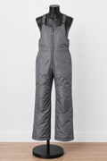 Adult Gray Insulated Snow Bib Overalls – Winter Ski & Snow Pants